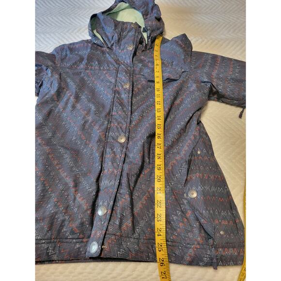 Columbia Women's Print Rain Snow Jacket Omni-Tech Breathable Waterproof Size M - Picture 7 of 9